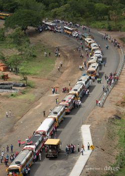 Caravanas de todo el país entran a Managua! Viva el 36/19!