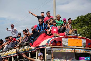 Caravanas del Norte del país entran a Managua