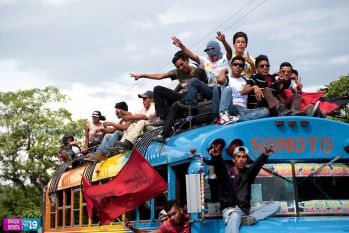 Caravanas del Norte del país entran a Managua