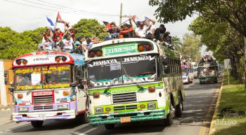 Caravanas de todo el país entran a Managua! Viva el 36/19!