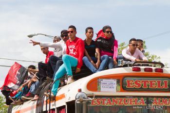 Caravanas de todo el país entran a Managua! Viva el 36/19!