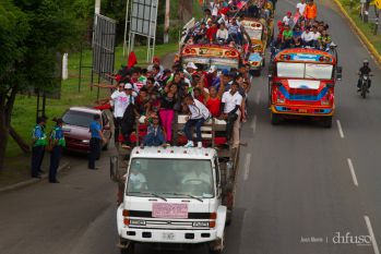 Caravanas de todo el país entran a Managua! Viva el 36/19!