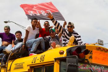 Caravanas de todo el país entran a Managua! Viva el 36/19!