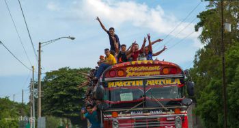 Caravanas de todo el país entran a Managua! Viva el 36/19!