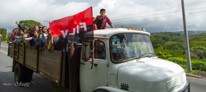 Caravanas de todo el país entran a Managua! Viva el 36/19!
