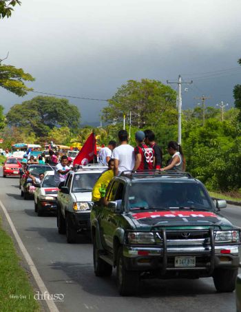Caravanas de todo el país entran a Managua! Viva el 36/19!