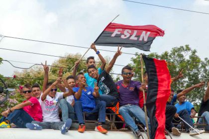 Caravanas de todo el país entran a Managua! Viva el 36/19!