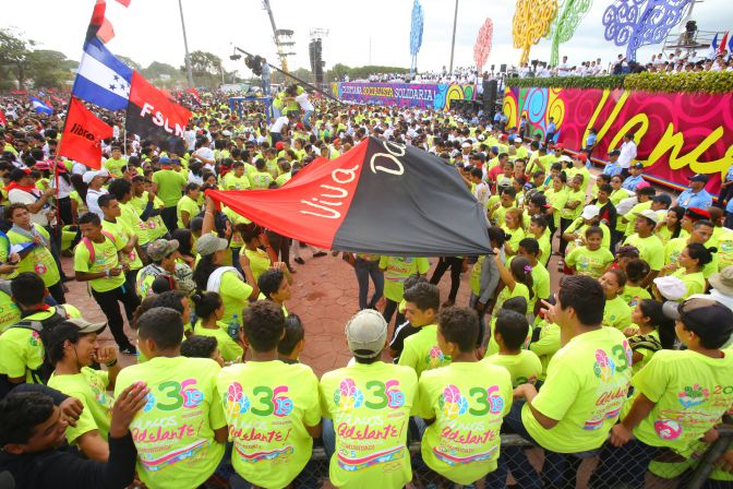 Nicaragua celebra el 36 Aniversario de la Revolución Popular Sandinista
