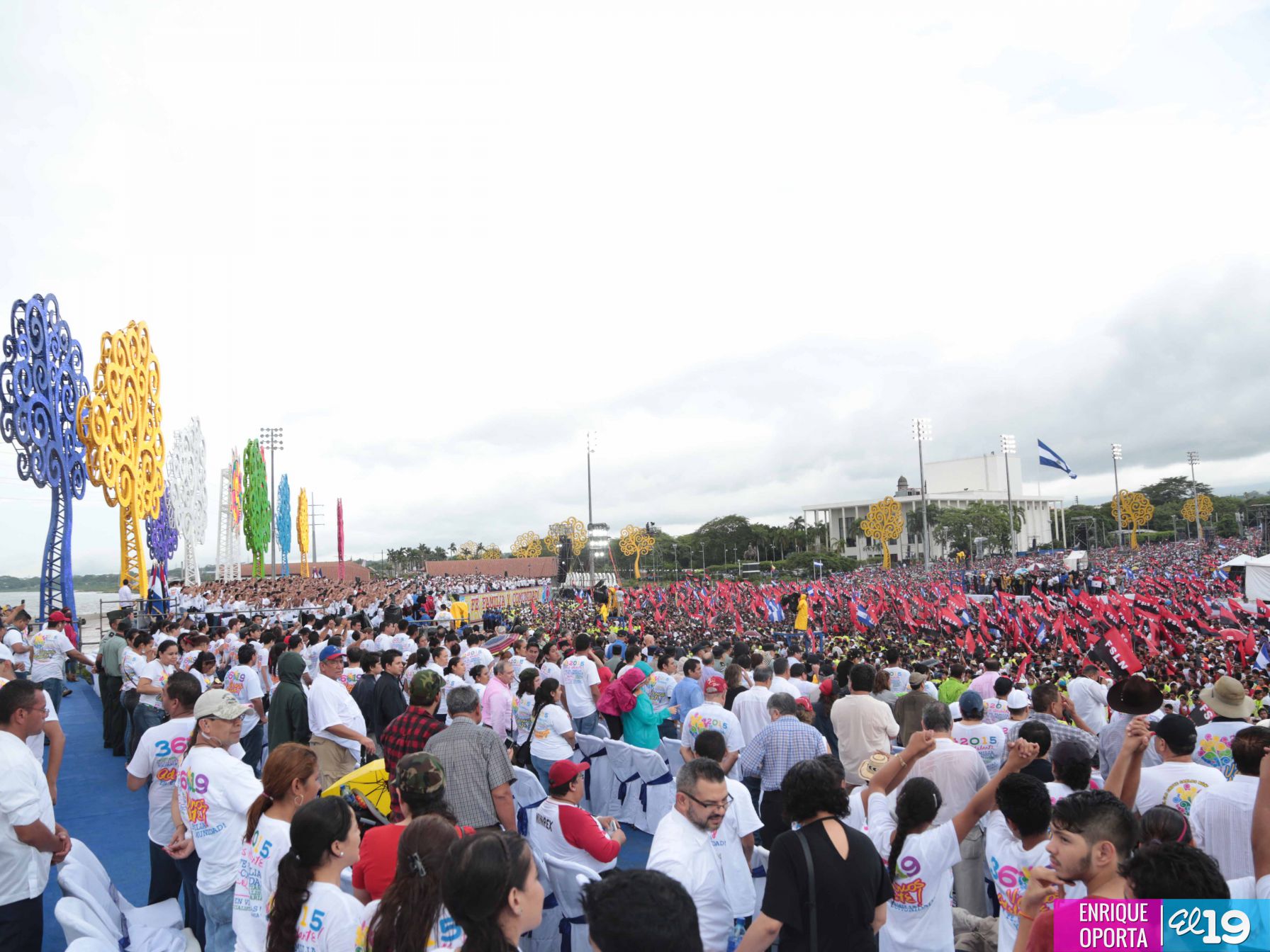 Nicaragua celebra el 36 Aniversario de la Revolución Popular Sandinista