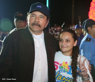 Nicaragua celebra el 36/19 en Plaza La Fé