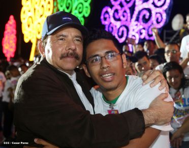 Nicaragua celebra el 36/19 en Plaza La Fé