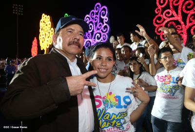 Nicaragua celebra el 36/19 en Plaza La Fé