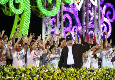 Nicaragua celebra el 36/19 en Plaza La Fé
