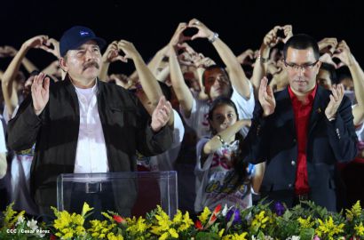 Nicaragua celebra el 36/19 en Plaza La Fé
