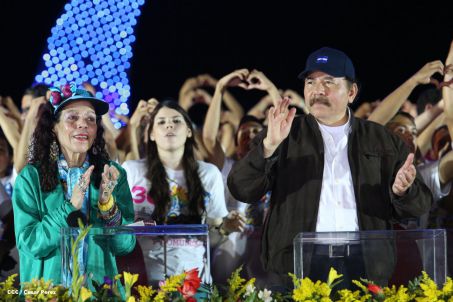 Nicaragua celebra el 36/19 en Plaza La Fé