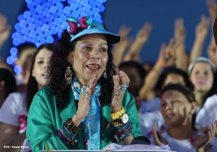 Nicaragua celebra el 36/19 en Plaza La Fé