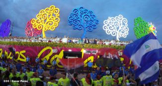 Nicaragua celebra el 36/19 en Plaza La Fé