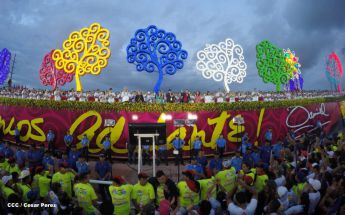 Nicaragua celebra el 36/19 en Plaza La Fé