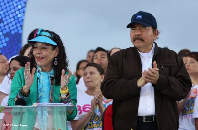 Nicaragua celebra el 36/19 en Plaza La Fé