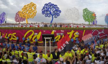 Nicaragua celebra el 36/19 en Plaza La Fé