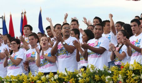 Nicaragua celebra el 36/19 en Plaza La Fé