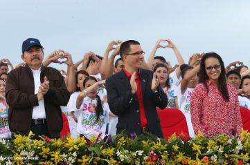 Nicaragua celebra el 36/19 en Plaza La Fé