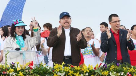 Nicaragua celebra el 36/19 en Plaza La Fé