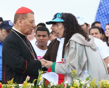Nicaragua celebra el 36/19 en Plaza La Fé