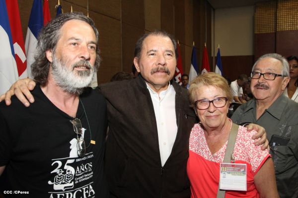 Presidente Daniel clausura III Encuentro del Comité Europeo de Solidaridad con la Revolución Sandinista