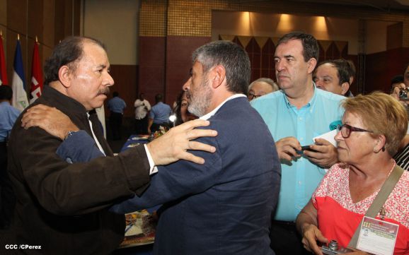 Presidente Daniel clausura III Encuentro del Comité Europeo de Solidaridad con la Revolución Sandinista