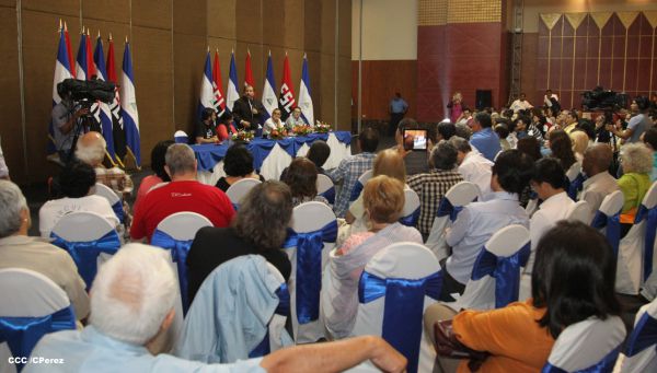 Presidente Daniel clausura III Encuentro del Comité Europeo de Solidaridad con la Revolución Sandinista