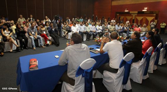 Presidente Daniel clausura III Encuentro del Comité Europeo de Solidaridad con la Revolución Sandinista