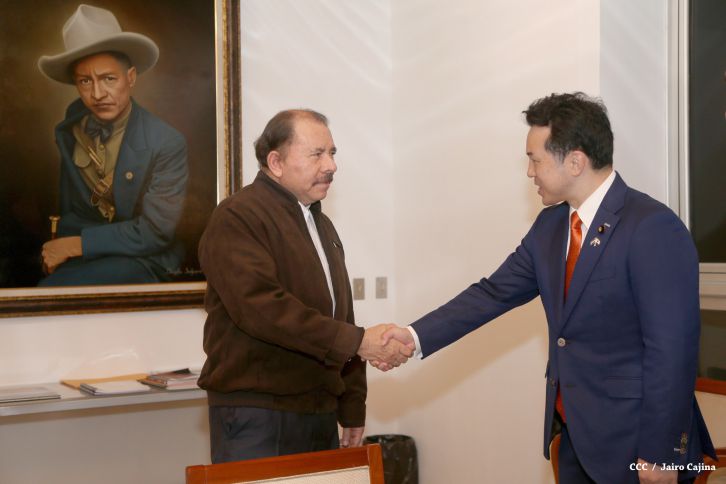 Presidente Daniel se reúne con vicecanciller de Japón, Takashi Uto