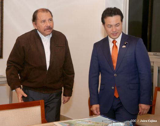 Presidente Daniel se reúne con vicecanciller de Japón, Takashi Uto