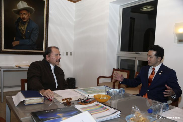 Presidente Daniel se reúne con vicecanciller de Japón, Takashi Uto