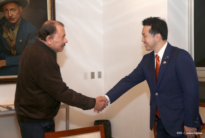 Presidente Daniel se reúne con vicecanciller de Japón, Takashi Uto
