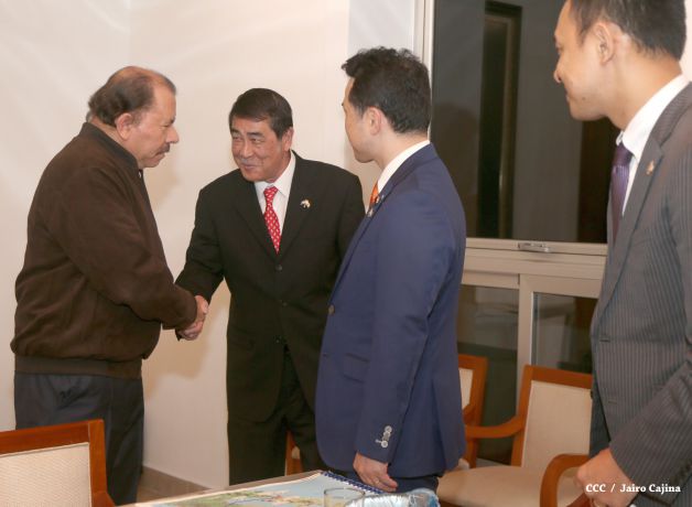 Presidente Daniel se reúne con vicecanciller de Japón, Takashi Uto