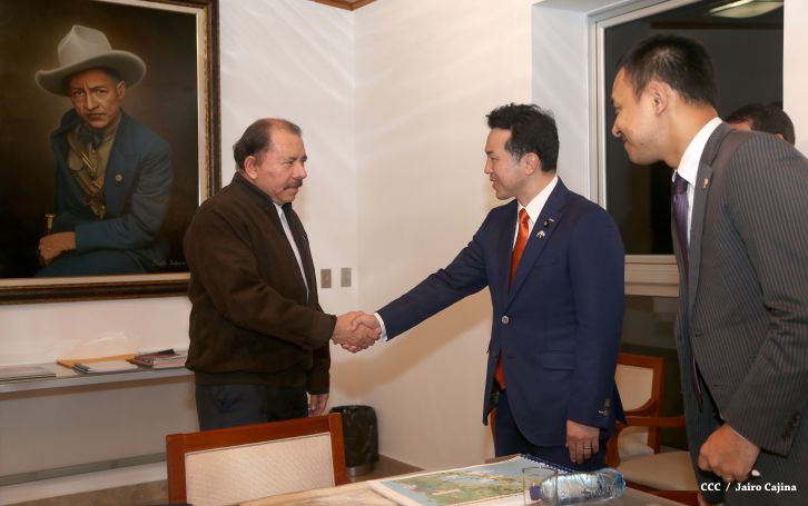 Presidente Daniel se reúne con vicecanciller de Japón, Takashi Uto