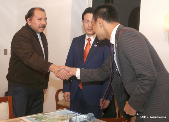 Presidente Daniel se reúne con vicecanciller de Japón, Takashi Uto