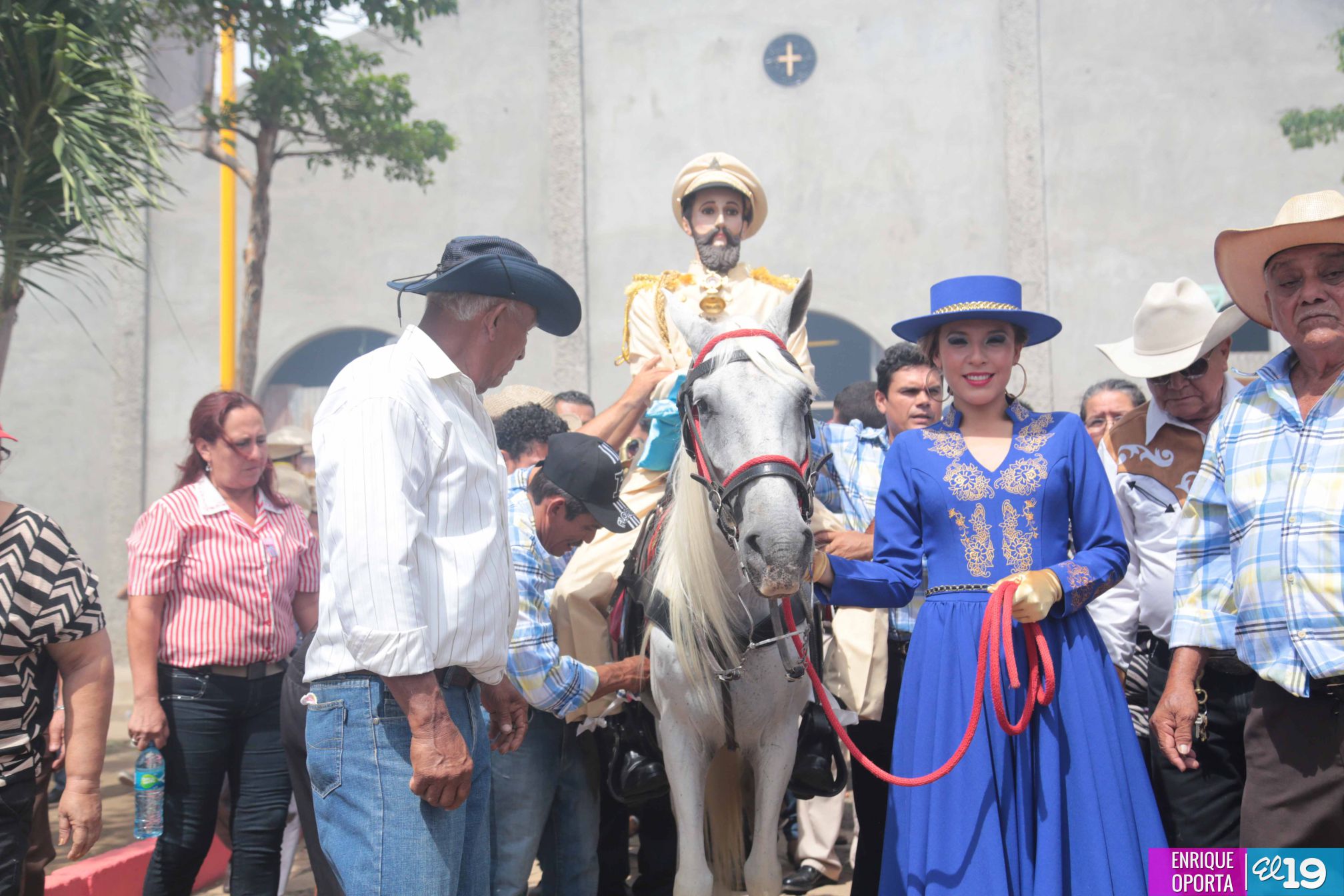Nagaroteños celebran con algarabía y solemnidad a Santiago Apóstol