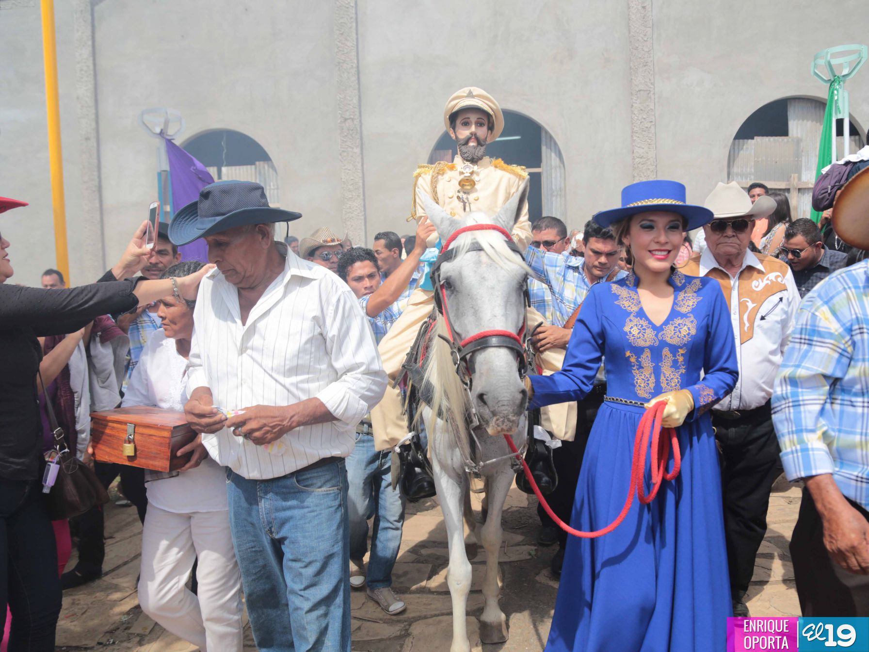 Nagaroteños celebran con algarabía y solemnidad a Santiago Apóstol