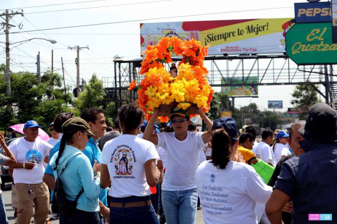 Managua celebra tradicional Roza del Camino e inician las fiestas de Santo Domingo