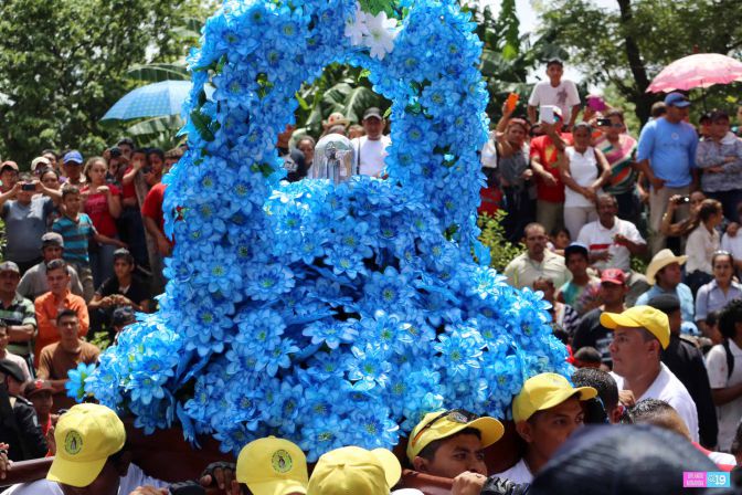 Managua celebra tradicional Roza del Camino e inician las fiestas de Santo Domingo