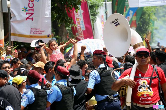 Managua celebra tradicional Roza del Camino e inician las fiestas de Santo Domingo