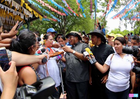 Managua celebra tradicional Roza del Camino e inician las fiestas de Santo Domingo