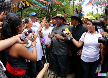 Managua celebra tradicional Roza del Camino e inician las fiestas de Santo Domingo