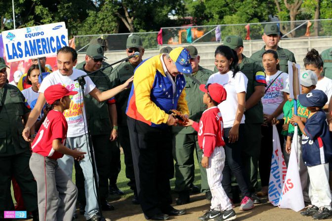 MDAA realiza campeonato de beisbol infantil “Comandante Hugo Chávez”
