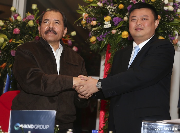 Presidente Daniel firma con HKND Group convenio marco para la construcción del Gran Canal