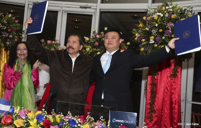 Presidente Daniel firma con HKND Group convenio marco para la construcción del Gran Canal