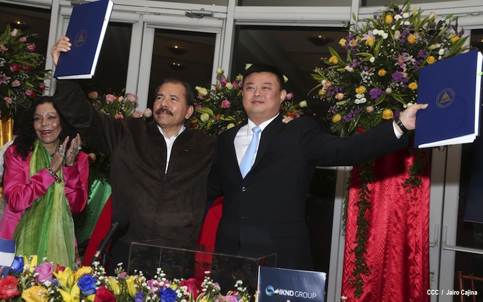 Presidente Daniel firma con HKND Group convenio marco para la construcción del Gran Canal